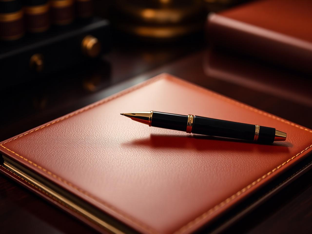 Executive desk detail — the BMU standard of craft